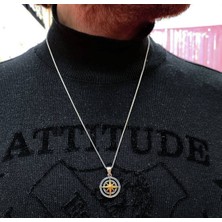 Oriental Kuyumculuk Jewellery Gümüş Pusula Kolye