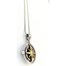 Oriental Kuyumculuk Jewellery Gümüş Pusula Kolye