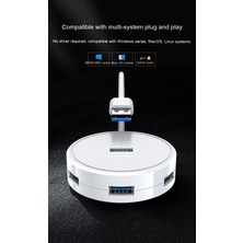 Devils Eye 4'lü USB Genişletici Dönüştürme Konektörü - Beyaz (Yurt Dışından)