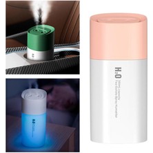 Salmoph USB Nemlendirici Air Nebulize Aricuurier Aroma Difüzör LED USB Lambası 350 ml. Araba Odası Pembe (Yurt Dışından)