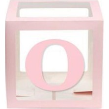 Best Parti Pembe O Harfli Şeffaf Kutu