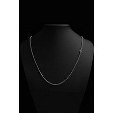 Trend Collection Italyan Ince Çelik Unisex Zincir Kolye 60 cm ( 2mm )