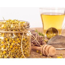 Egeye Dönüş Papatya Çiçeği (Bitki Çayı) 25 gr Kavanoz Görünümlü Kilitli Poşet