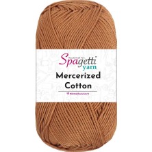 Spagettiyarn Mercerized Cotton Bronz El Örgü Ipliği