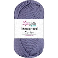Spagettiyarn Mercerized Cotton Açık Lila El Örgü Ipliği
