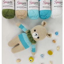 Spagettiyarn Mercerized Cotton Açık Lila El Örgü Ipliği