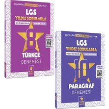 Sınav Yayınları Yıldız Sorular 8. Sınıf LGS Türkçe 8 Deneme + Yıldız Sorular 8. Sınıf LGS Paragraf 10 Deneme Seti