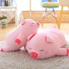 Universal Karikatür Pembe Pig Peluş Oyuncak Yastığı, Yükseklik: 80CM (Pembe) (Yurt Dışından)