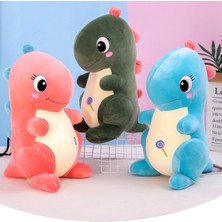 Universal 3 Pcs Dinozor Bebek Yastığı, Boyut: Yükseklik: 30 cm (Gök Mavisi) (Yurt Dışından)