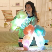 Universal 50 cm Algılama Anahtarı Renkli Aydınlık LED Işık Peluş Yastık Yastık Çocuk Oyuncakları (Pembe) (Yurt Dışından)