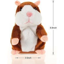 Universal 15 cm Talkal Little Hamster Peluş Oyuncak (Gri 15CM) (Yurt Dışından)