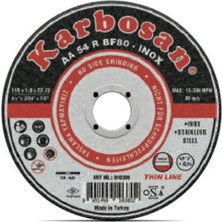 Karbosan Inox Thinline Kesici 115X1.0X22 910380