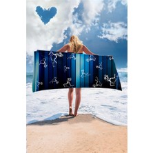 Giant Stride Blue Waves Towel
