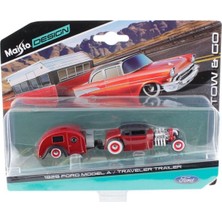 Maisto 1929 Ford Model A Traveler Trailer