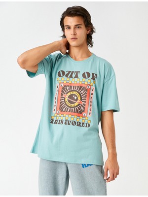 Koton Satürn Baskılı Tişört