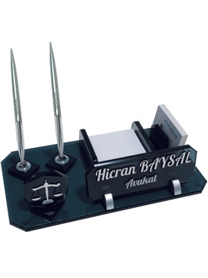 Sentez Masa Üstü İsimlik Adalet Terazisi Avukat Hakim Savcı Ofis Hediye Masaüstü Isimlik