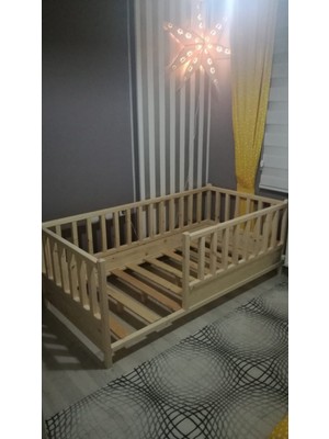 Baby Kinder Roofless Montessori Bebek ve Çocuk Karyolası