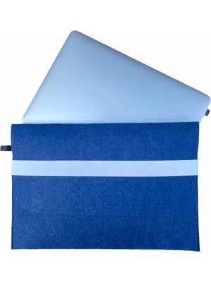 Handmade MacBook Pro Kılıf Çanta 13'' Için Lacivert