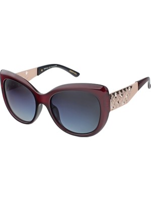 Despada Ds 1836 C 4 Bordo Cat Eye Kadın Güneş Gözlüğü
