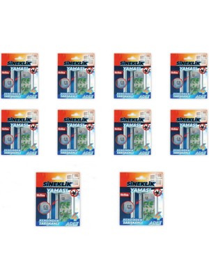 Geseus Sineklik Tamir Bantı Sineklik Yaması Kendinden Yapışkanlı 10X10CM 4ADET 10 Paket