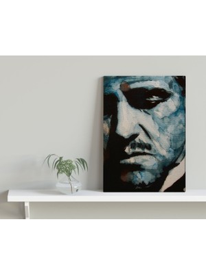 Bk Home The Godfather Tasarımlı Kanvas Tablo 30 x 50 cm - 1