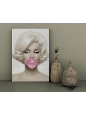Bk Home Marilyn Monroe Tasarımlı Kanvas Tablo 30 x 50 cm - 2