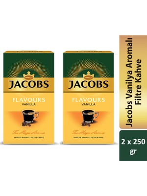 Jacobs Vanilya Aromalı Filtre Kahve 2 x 250 gr