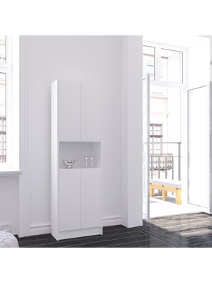 Yeti Mobilya CAD56 4 Kapaklı Çok Amaçlı Mutfak Banyo Dolabı