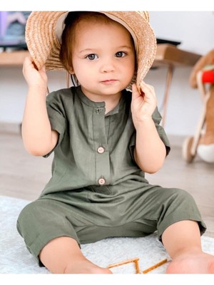 Ares Kids Fashion Yeşil Ayaz Tulum