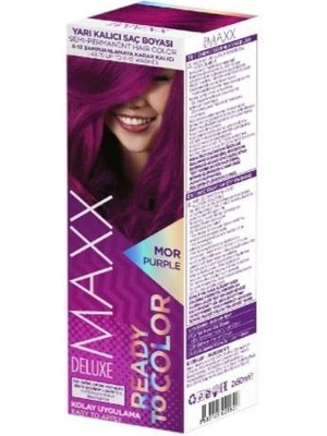 Maxx Deluxe Yarı Kalıcı Mix Boya Mor