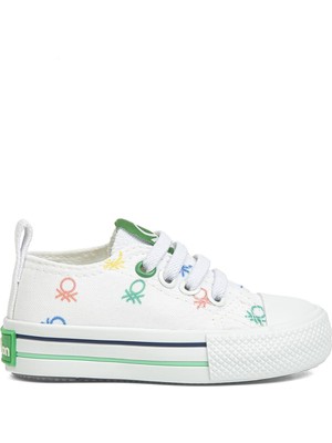 Benetton® | BN-30661 - 3394 Beyaz - Çocuk Spor Ayakkabı