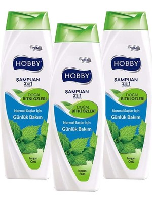 Hobby Şampuan Isırgan Otu Özlü 600  ml x 3