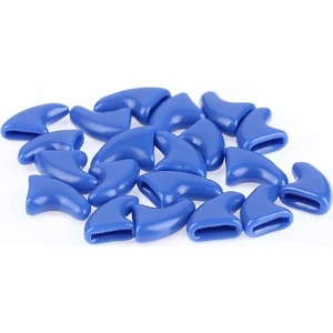 Zhkj Shop 20 Pc Silikon Yumuşak Kedi Tırnak Kapakları, Boyuts (Mavi) (Yurt Dışından)