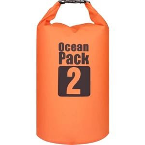 ZHKJ Shop Açık Su Geçirmez Torba Kuru Çuval Pvc Namlu Torbası, Kapasite2l (Turuncu) (Yurt Dışından)