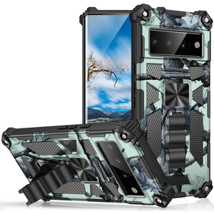 ZHKJ Shop Google Pixel 6 Pro Blue Için Kamuflaj Kılıfı (Yurt Dışından)