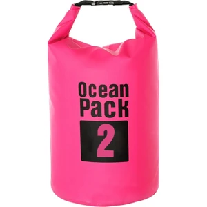 ZHKJ Shop Açık Su Geçirmez Çanta Kuru Çuval Pvc Namlu Torbası, Kapasite2l (Pembe) (Yurt Dışından)