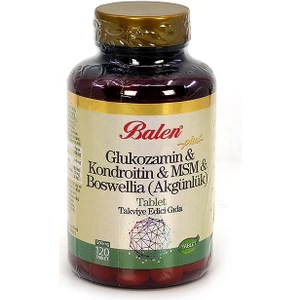 Glukozamin Kondroitin Msm Boswellia 120 Tablet x 1200 Mg