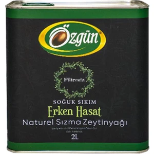 Erken Hasat Sızma Zeytinyağı 2 lt Teneke