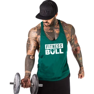 Fitness Bull Gym Tank Top Sporcu Atleti Yeşil
