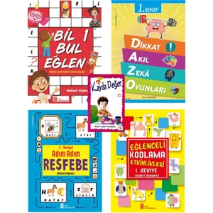 Ata Yayıncılık  1. Sınıf Yaza Eğelenerek Öğreniyorum Tatil Seti