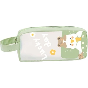 Şeffaf Karikatür Sevimli Kalem Kutusu Şeker Renkli Kalem Çantası Öğrenciler Için Renkli Ayı Saklama Kılıfı Kırtasiye Ofis Malzemeleri(Yurt Dışından)