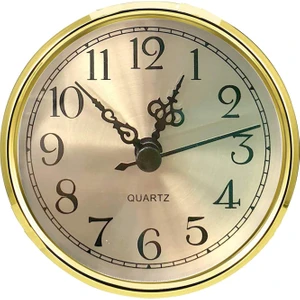 Retro Tarzı Kuvars Saat Ekleme Diy Kuvars Hareket Onarım Parçaları DIA.90MM Altın(Yurt Dışından)