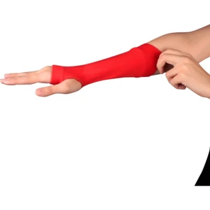Voleybol Elliği Parmaklı Kırmızı
