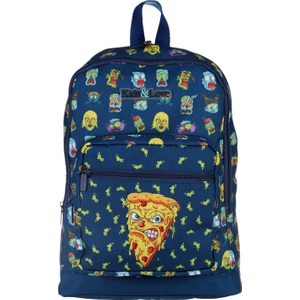 Kids&love Lacivert Zombie Pizza Ilkokul Sırt Çantası - Erkek Çocuk