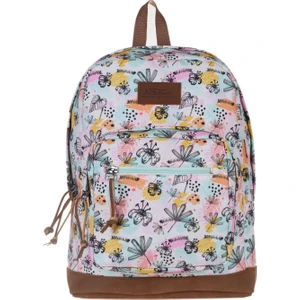 Safari Siyah Çiçek Desenli Okul ve Günlük Sırt Çantası