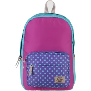 3 Colors Turkuaaz-Mor Puantiyeli Okul ve Günlük Sırt Çantası