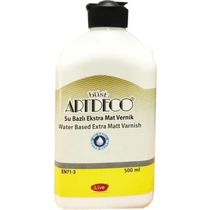 Su Bazlı Ekstra Mat Vernik 500 Ml.