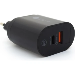 Dijital Göstergeli PD20W Type-C+Usba Çift Çıkışlı Şarj Aleti Başlığı