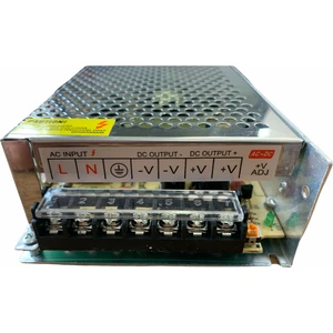 Ata Elektronik Metal Kasa Trafo LED Şerit Tırafo Ses Sistemi Motor Anfi Su Pompası 24V 5AH - 24 Volt 5 Amper Metal Kasa Trafo Adaptör