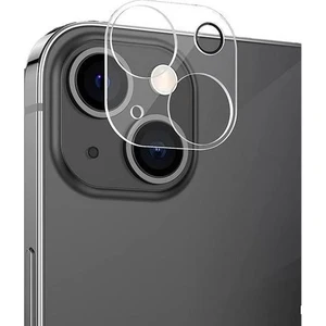 iPhone 13 Mini Davin Serisi Tam Uyumlu Şeffaf Cam Kamera Lens Koruyucu
